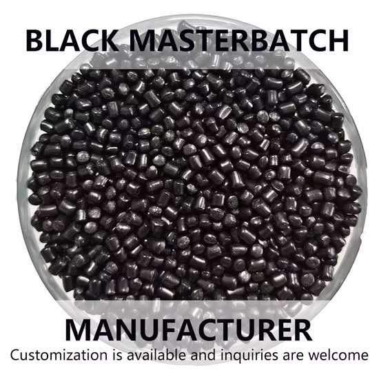 PVC Resin Plastic Raw Material High Dispersing Plastic Raw Material Black Masterbatch