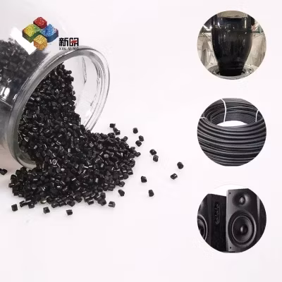 Xinming High Quality and Glossiness Black Masterbatch for Film Blowing and Injection Molding Products